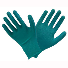 13t Guantes de trabajo de seguridad protectores de trabajo revestidos de látex